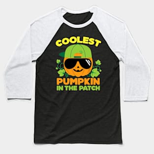 Pumpkin Patch Shirt For Boys Coolest Matching Halloween Baseball T-Shirt